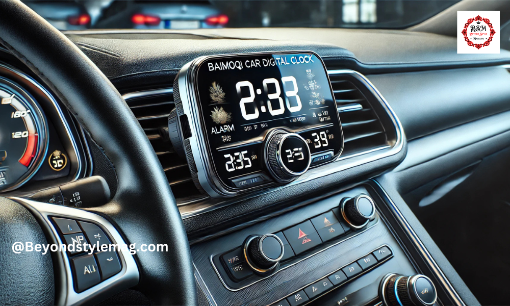 baimoqi car digital clock manual