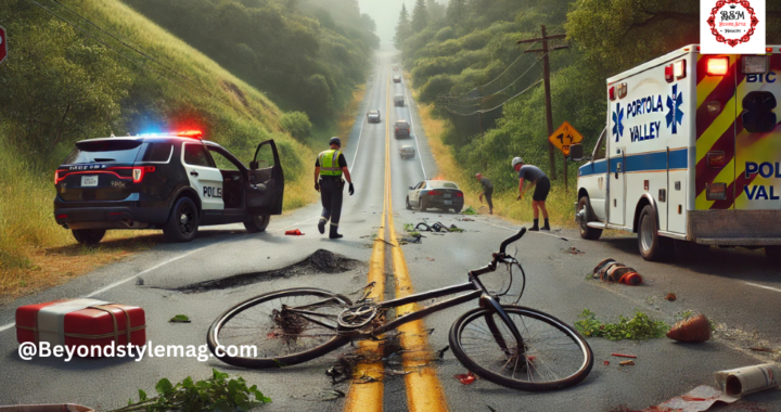 nikhil bicycle accident portola valley